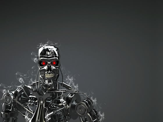 Terminator style bot from Skynet